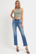 Load image into Gallery viewer, RISEN Mid Rise Ankle Straight Jeans with Pockets
