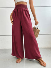 Load image into Gallery viewer, Perfee Wide Leg Pants with Pockets (multiple color options)
