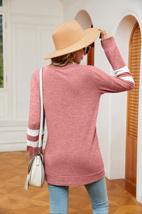 Round Neck Long Sleeve Top (multiple color options)