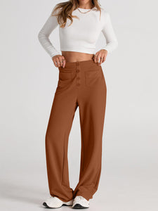 High Waist Wide Leg Pants (multiple color options)