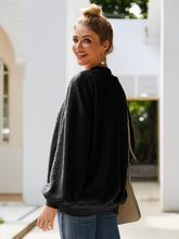 Load image into Gallery viewer, Ivy Lane Mock Neck Dropped Shoulder Sweatshirt (multiple color options)
