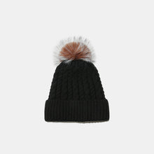 Load image into Gallery viewer, Cable Knit Winter Hat with Pompom (multiple color options)
