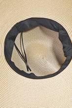 Load image into Gallery viewer, Rope Strap Wide Brim Weave Hat
