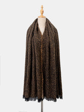 Load image into Gallery viewer, Raw Hem Heathered Polyester Scarf (multiple color options)
