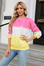 Load image into Gallery viewer, Gradient Round Neck Long Sleeve Sweatshirt (multiple color options)
