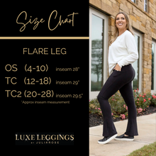 Load image into Gallery viewer, The Brandy - Brown Flare Leggings WITH POCKETS - Luxe by Julia Rose®
