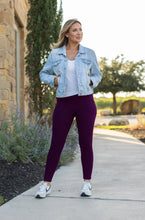 Load image into Gallery viewer, The Kinsley Purple Luxe Leggings by Julia Rose®
