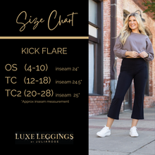 Load image into Gallery viewer, The Delilah - Kick Flare Leggings with Pockets  - Luxe by Julia Rose®
