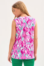 Load image into Gallery viewer, Dear Scarlett Lizzy Tank Top in Pink/Teal
