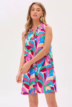 Load image into Gallery viewer, Dear Scarlett Lizzy Tank Dress in RoyalMulti
