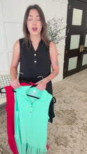 Load and play video in Gallery viewer, Coral Sands Collared Tank Dress in Black

