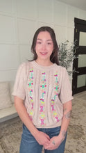 Load and play video in Gallery viewer, Feel so Fine Embroidered Knit Top

