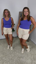 Load and play video in Gallery viewer, Off On a Picnic Scalloped Shorts

