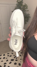 Load and play video in Gallery viewer, Soft Serve Sneakers in White Glitter by Corkys
