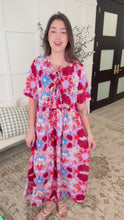 Load and play video in Gallery viewer, Art of Loving Bow Detail Floral Dress
