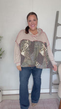 Load and play video in Gallery viewer, Take Your Sweet Time Animal Patchwork Hoodie
