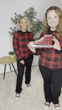 Load and play video in Gallery viewer, Got the Look Sneakers in Red Plaid
