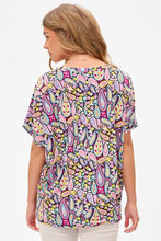 Load image into Gallery viewer, Dear Scarlett Paisley Sadie Top (2 color options)
