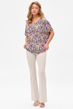 Load image into Gallery viewer, Dear Scarlett Paisley Sadie Top (2 color options)
