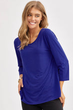 Load image into Gallery viewer, Dear Scarlett Signature Classic Round Neck Top (multiple color options)
