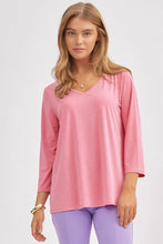 Load image into Gallery viewer, Dear Scarlett Signature Classic V-Neck Top (multiple color options)
