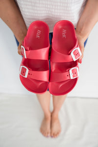 Slide Into Summer Sandals (multiple color options)