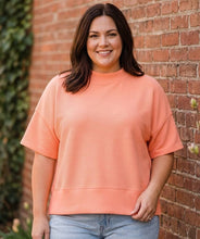 Load image into Gallery viewer, Sense of Clarity Boxy Top in Coral
