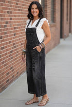 Load image into Gallery viewer, Urban Edge Distressed Denim Overalls
