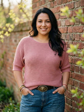 Load image into Gallery viewer, Morning Mingle Ribbed Sweater Top (multiple color options)
