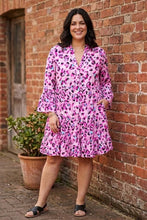 Load image into Gallery viewer, Concrete Jungle Ruffle Tiered Ruffled Hem Dress (2 color options)
