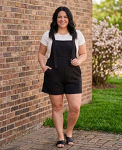 Load image into Gallery viewer, Saturday Sidewalk Textured Shortalls (multiple color options)
