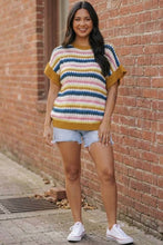Load image into Gallery viewer, Retro Rhythm Ruffle Sweater (2 color options)
