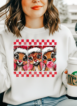 Load image into Gallery viewer, Christmas Reindeer Graphic Sweatshirt (multiple color options)
