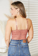 Load image into Gallery viewer, Luna Crisscross Front Lace Bralette in Light Mauve
