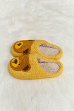 Load image into Gallery viewer, Teddy Bear Print Plush Slide Slippers (multiple color options)
