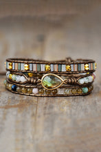 Load image into Gallery viewer, Handcrafted Triple Layer Beaded Bracelet
