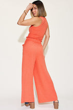Load image into Gallery viewer, Casual Luxe Ribbed Tank and Wide Leg Pants Set (2 color options)
