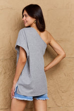 Load image into Gallery viewer, In My Groove One Shoulder Loose Top
