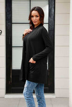 Load image into Gallery viewer, Easy Going Open Front Long Sleeve Cardigan with Pockets (multiple color options)
