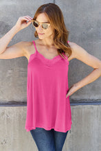 Load image into Gallery viewer, Everyday Layers Lace Trim V-Neck Cami  (multiple color options)
