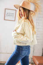 Load image into Gallery viewer, Bone Chillin’ Days Cropped Jacket in Taupe
