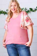Load image into Gallery viewer, Vote for Rose Flutter Sleeve Top
