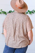 Load image into Gallery viewer, Life Without Limits Animal Print Button-Down Blouse
