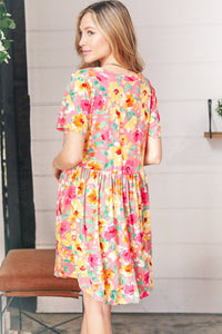 Ambiance & Aromatics Floral Midi Dress