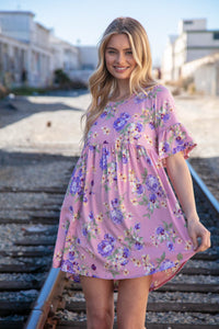 Inspire Affection Floral Swing Dress