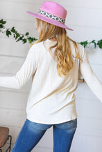 Load image into Gallery viewer, Stuck in Neutral Embroidered Lace V-Neck Top

