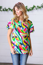Load image into Gallery viewer, A Sequence of Events Double-Ruffle Sleeve Top
