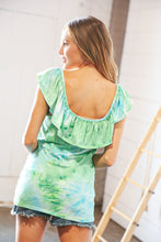 Load image into Gallery viewer, Totally Blindsided Off-Shoulder Top in Lime
