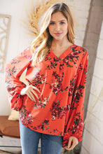 Load image into Gallery viewer, Love for a Lifetime Puff-Sleeve Floral Top
