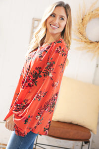 Love for a Lifetime Puff-Sleeve Floral Top
